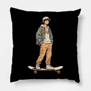 Anime Japanese skater boy Pillow