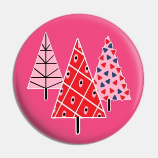 Pink Christmas Pin