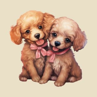 Puppy Pals: Poodle Duo T-Shirt