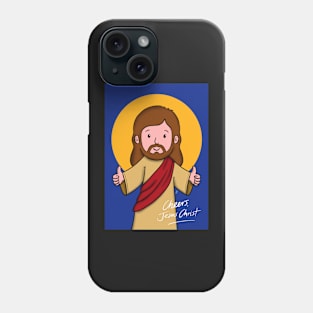 Signed Jesus Christ Christmas Card Phone Case