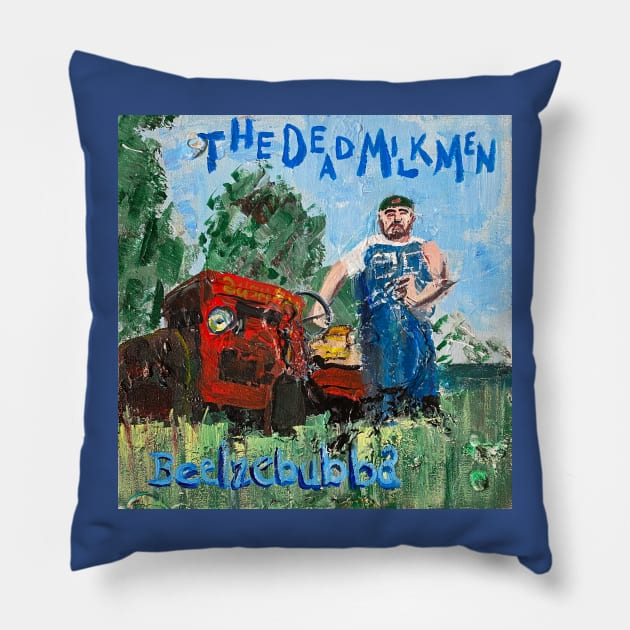 The Dead Milkmen Pillow by ElSantosWorld