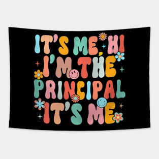 Its Me Hi Im The Principal Teacher Women Back To School Tapestry