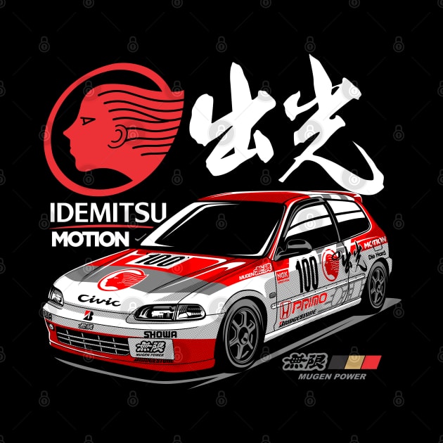 Honda Civic EG6 Idemitsu Motion by rizadeli