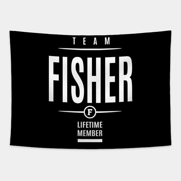 Fisher Personalized Name Birthday Gift Tapestry by cidolopez