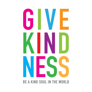 Give Kindness kind soul in the world T-Shirt