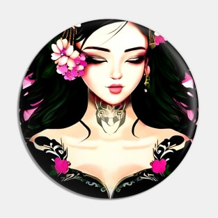 Asian Egirl Pin