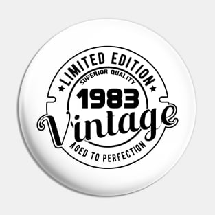 1983 VINTAGE - 38Th BIRTHDAY GIFT Pin