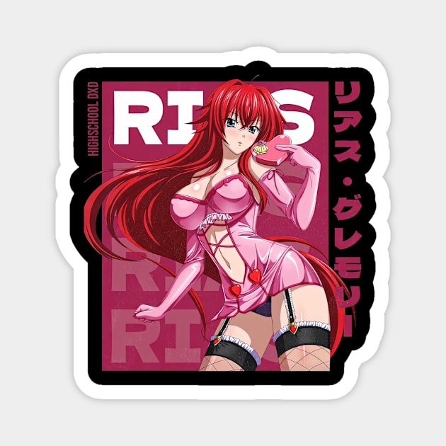 Rias Gremory High School Dxd Magnet by TaivalkonAriel