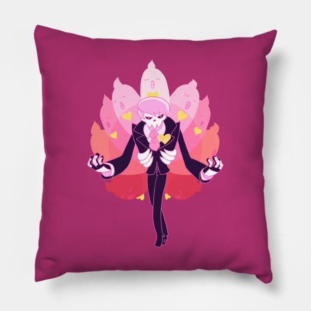 Mystery Skulls Pillow by StarKillerTheDreaded