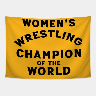 Womens Wrestling Champion Tapestry