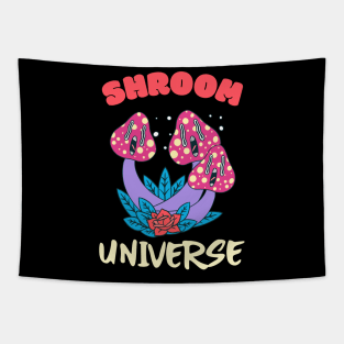 Shroom Universe, Psychadelic Mushroom Tapestry