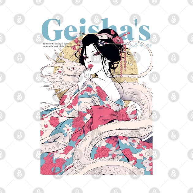 Geisha and Dragon 7008 by ToddT