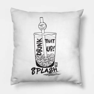 Boba bball refreshing SPLASH Pillow