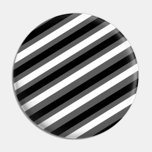 black, white, grey diagonal stripes Pin