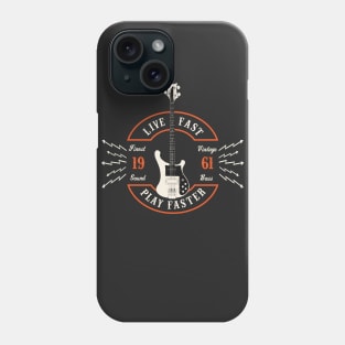 Live Fast Play Faster - 4001 Bass Phone Case