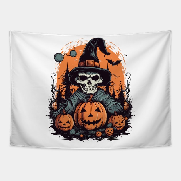 Halloween Tapestry by Chromatic Fusion Studio