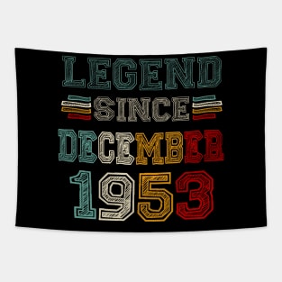 70 Years Old Legend Since December 1953 70th Birthday Tapestry