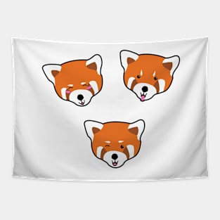 Cheeky Little Red Panda Adorable Collection Tapestry