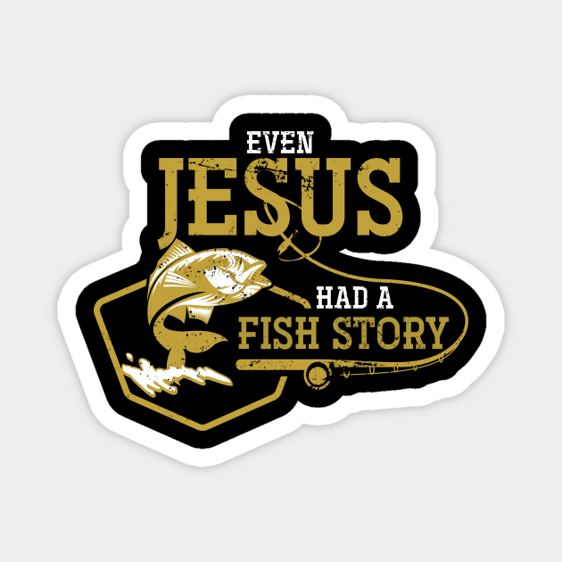 Funny Jesus Fish Story Christian Jesus Christ - Jesus Christ - Magnet | TeePublic Funny Jesus Fish Story Christian Jesus Christ - Jesus Christ - Magnet | TeePublic