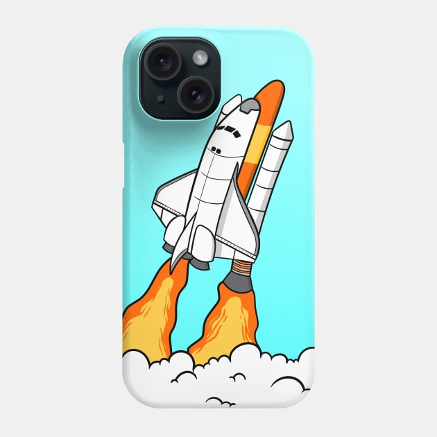 Space Shuttle Phone Case by Jaya Senantiasa