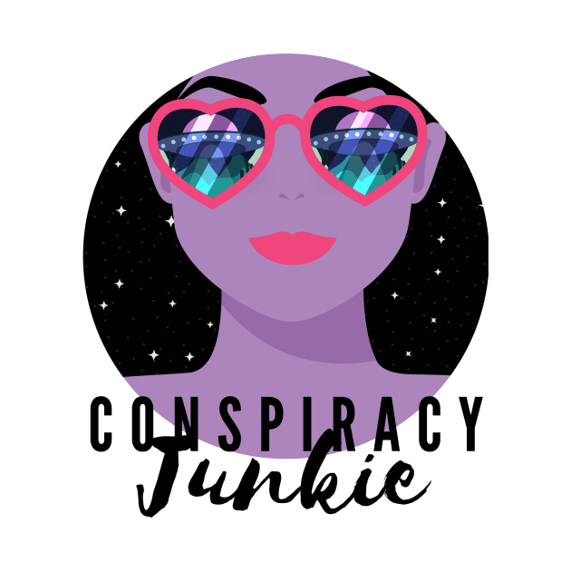 Conspiracy Junkie by Cosmic Whale Co.