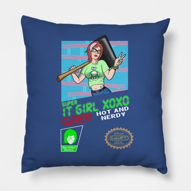 Super IT Girl XOXO Pillow by LuisIPT