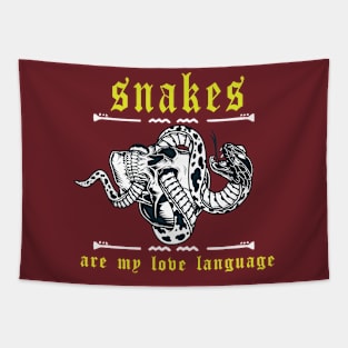 Funny snakes are my love language Tapestry