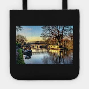 Moored At Monkey Bridge Newbury Tote