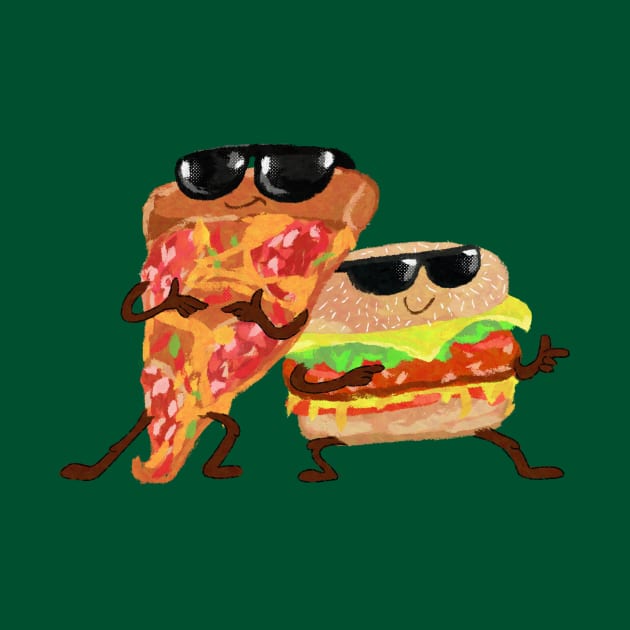 Pizzeman and Burgers by Aline Eg