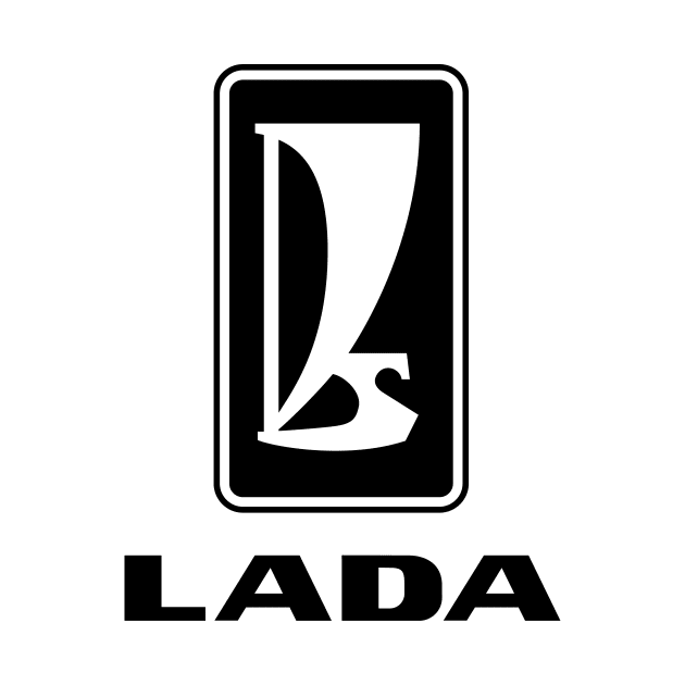 Lada logo 1980s (black) by GetThatCar