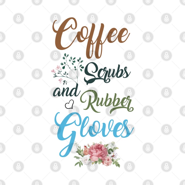 Coffee Scrubs and Rubber gloves by soufibyshop