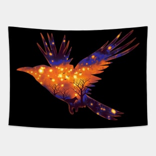 Star Raven Tapestry