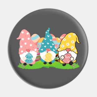 Happy Easter, Easter Gnomes - Cute Easter Gnomes Pin