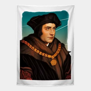 British Author Thomas More Illustration Tapestry