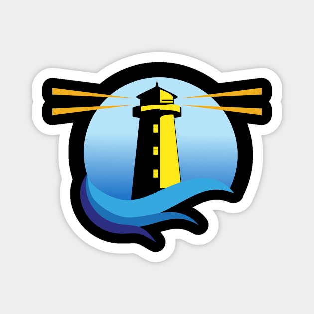 The Real Way Foundation Lighthouse Graphic Magnet by The Real Way Foundation