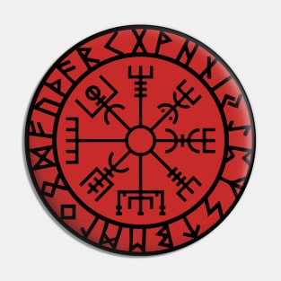 Vegvisir the Viking magical compass. Pin