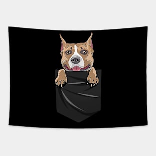 American Staffordshire Terrier love Tapestry