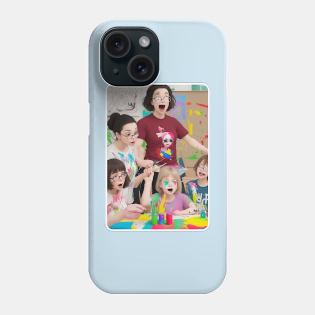 Art Classroom Phone Case by clownescape