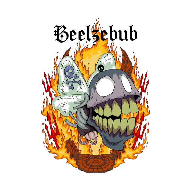 Beelzebub Lord of the Flies - Occult Insect Demon - Demonology Infernal Bug Gift by Holymayo Tee