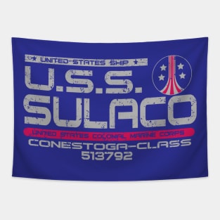 Uss Sulaco aged Tapestry