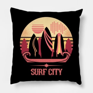 Surf City 2 Pillow