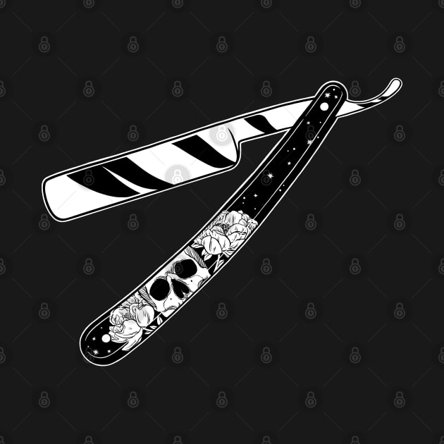 straight razor by OccultOmaStore