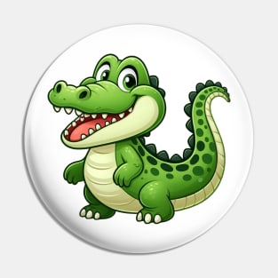 Happy Alligator Pin