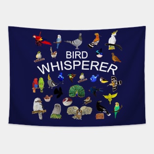 Bird Loving Bird Whisperer Tapestry