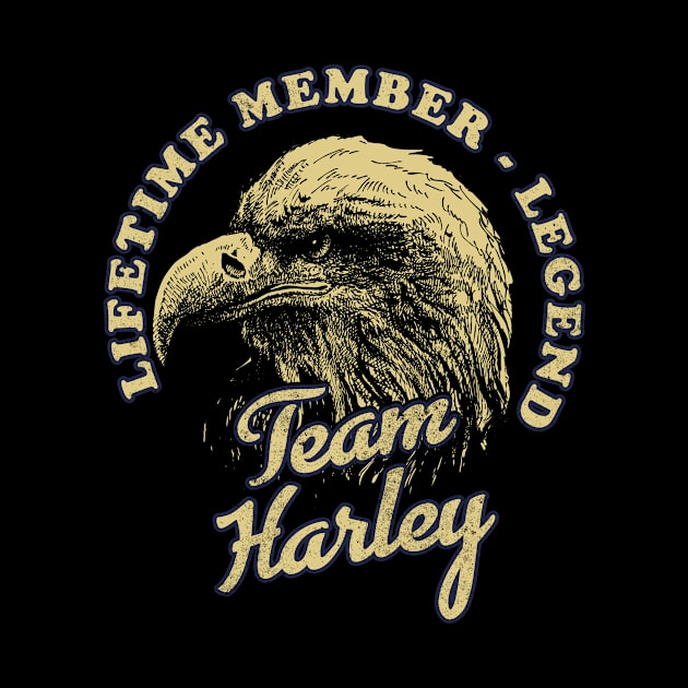 Harley Name - Lifetime Member Legend - Eagle by Stacy Peters Art