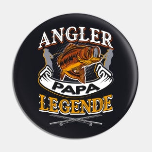 Angler Papa Legende Pin