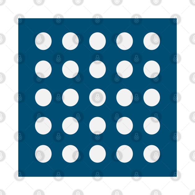 White Dots on Prussian Blue by PSCSCo