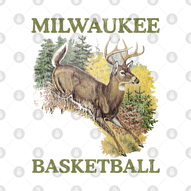 Milwaukee Basketball Truck Stop Tee by darklordpug