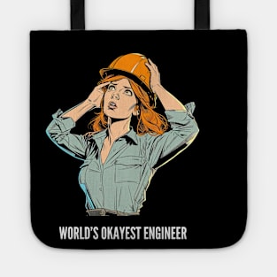 World's Okayest Construction Engineer v3 Tote