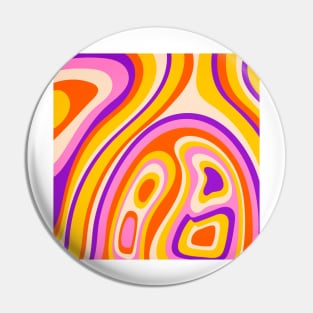 Psychedelic groovy pattern Pin